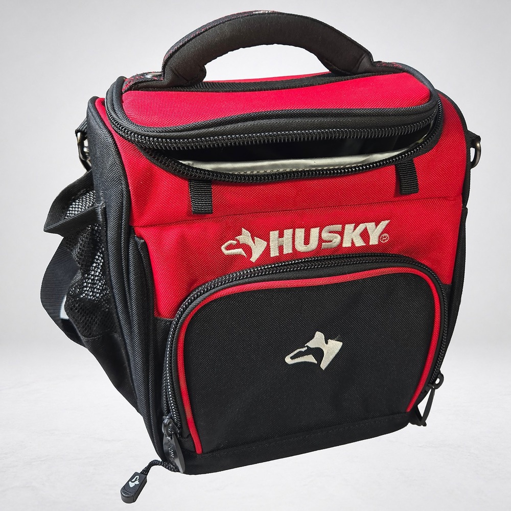 Husky 9 in Job Site Lunch Box Cooler Bag HD50100-TH Red Black Insulated